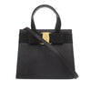 Ferragamo Lizard Embossed Leather Vara Bow Satchel Secondhand