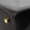 Ferragamo Lizard Embossed Leather Vara Bow Satchel Secondhand