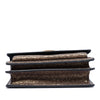 Saint Laurent Small Metallic Lizard Embossed Leather Monogram Sunset Crossbody Secondhand