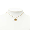 Dior Gold Plated CD Logo Pendant Necklace Secondhand