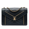 Chanel Medium Reversed Chevron Lambskin Flap Secondhand