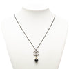 Chanel CC Brass Faux Pearl and Bead Drop Pendant Necklace Secondhand