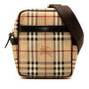 Burberry Haymarket Check Coated Canvas Crossbody Secondhand