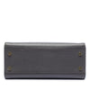 Saint Laurent Small Leather Monogram Cabas Satchel Secondhand