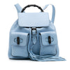Gucci Leather Bamboo Tassel Backpack Secondhand