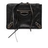 Balenciaga Chevre Motocross Classic Metallic Edge Clutch Secondhand