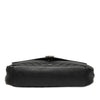 Saint Laurent Large Chevron Sheepskin Monogram College Bag Secondhand
