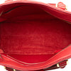 Saint Laurent Small Chevron Calfskin Monogram Cabas Satchel Secondhand