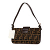 Secondhand Fendi Zucca Canvas Shoulder Bag