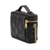 Gucci Mini GG Marmont Matelasse Leather Top Handle Vanity Chain Bag Secondhand