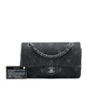Secondhand Chanel Medium Classic Printed Denim Double Flap
