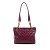 Chanel Quilted Lambskin Coco Ball Chain Tote Secondhand