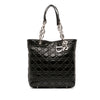 Dior Medium Patent Cannage Vertical Soft Shopping Tote Secondhand