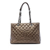 Chanel Metallic Caviar Grand Shopping Tote Secondhand
