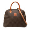 Celine Macadam Coated Canvas Dome Satchel Secondhand