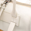 Miu Miu Wicker Trimmed Leather Top Handle Bag Secondhand