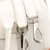 Miu Miu Wicker Trimmed Leather Top Handle Bag Secondhand