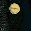 Ferragamo Lizard Embossed Leather Vara Crossbody Secondhand