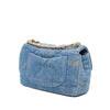 Chanel Mini Rectangular Quilted Denim Mood Flap Secondhand