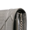 Dior Metallic Patent Microcannage Diorama Wallet on Chain Secondhand