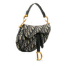 Dior Mini Oblique Canvas Saddle Bag Secondhand