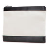 Balenciaga M Canvas Navy Clip Clutch Secondhand