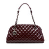 Secondhand Chanel Medium Quilted Patent Just Mademoiselle Bowling Bag