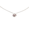 Gucci Sterling Silver and Opal Love Britt Pendant Necklace Secondhand
