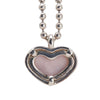 Gucci Sterling Silver and Opal Love Britt Pendant Necklace Secondhand