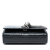 Saint Laurent Small Croc Embossed Leather Monogram Kate Tassel Crossbody Secondhand