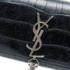 Saint Laurent Small Croc Embossed Leather Monogram Kate Tassel Crossbody Secondhand