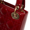 Dior Mini Patent Cannage Lady Dior Secondhand