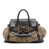Gucci GG Canvas and Leather Dialux Queen Tote Secondhand