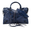 Secondhand Balenciaga Medium Lambskin Motocross Classic City Satchel
