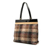 Burberry Plaid Tweed Tote Secondhand