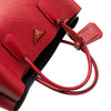 Prada Medium Saffiano Cuir Double Satchel Secondhand