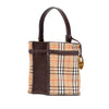 Burberry Haymarket Check Canvas Vanity Bag Secondhand