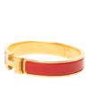 Hermès Narrow Enamel Clic H Bracelet PM Secondhand