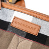 Burberry Medium Mega Check Canvas and Calfskin Chevron Ashby Bucket Secondhand
