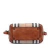 Burberry House Check Canvas Banford Bowling Bag Secondhand