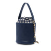 Chanel Medium CC Calfskin and Tweed Drawstring Bucket Bag Secondhand