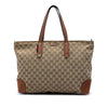 Gucci GG Canvas Web Tote Secondhand