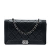 Chanel Quilted Lambskin Boy Wallet On Chain Secondhand