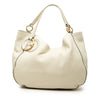 Gucci Medium Pebbled Calfskin Twill Tote Secondhand