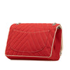 Secondhand Chanel Jumbo Chevron Jersey Leo Lion Flap