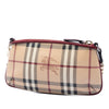 Secondhand Burberry Haymarket Check Coated Canvas Clara Pochette