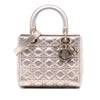 Dior Medium Metallic Lambskin Cannage Lady Dior Secondhand