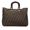 Fendi Large Zucca Canvas Twins Tote Secondhand