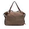 Gucci Large GG Canvas Bamboo Bar Tote Secondhand
