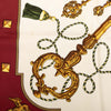 Hermès Les Cles Silk Scarf  90 Secondhand